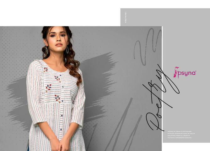 Poetry Vol 2 Psyna Cotton Designer Kurtis Catalog